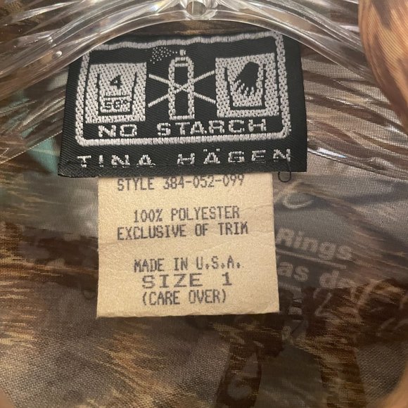 Sheer Animal Patchwork Blouse - Picture 5 of 5